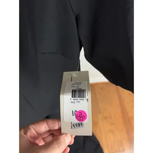 B37 Kay Unger Davina Walk Thru Jumpsuit Womens 10 Old Hollywood Modest Chic - Picture 4 of 7